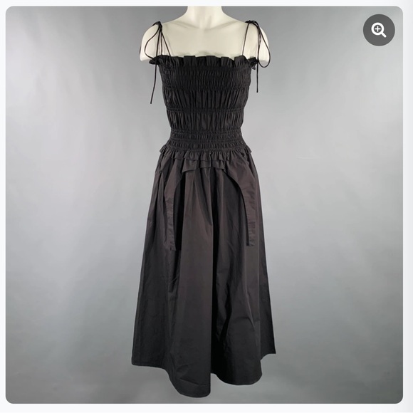 Allina Liu Elegant Black Off-Shoulder Dress NWT size S - Picture 5 of 13